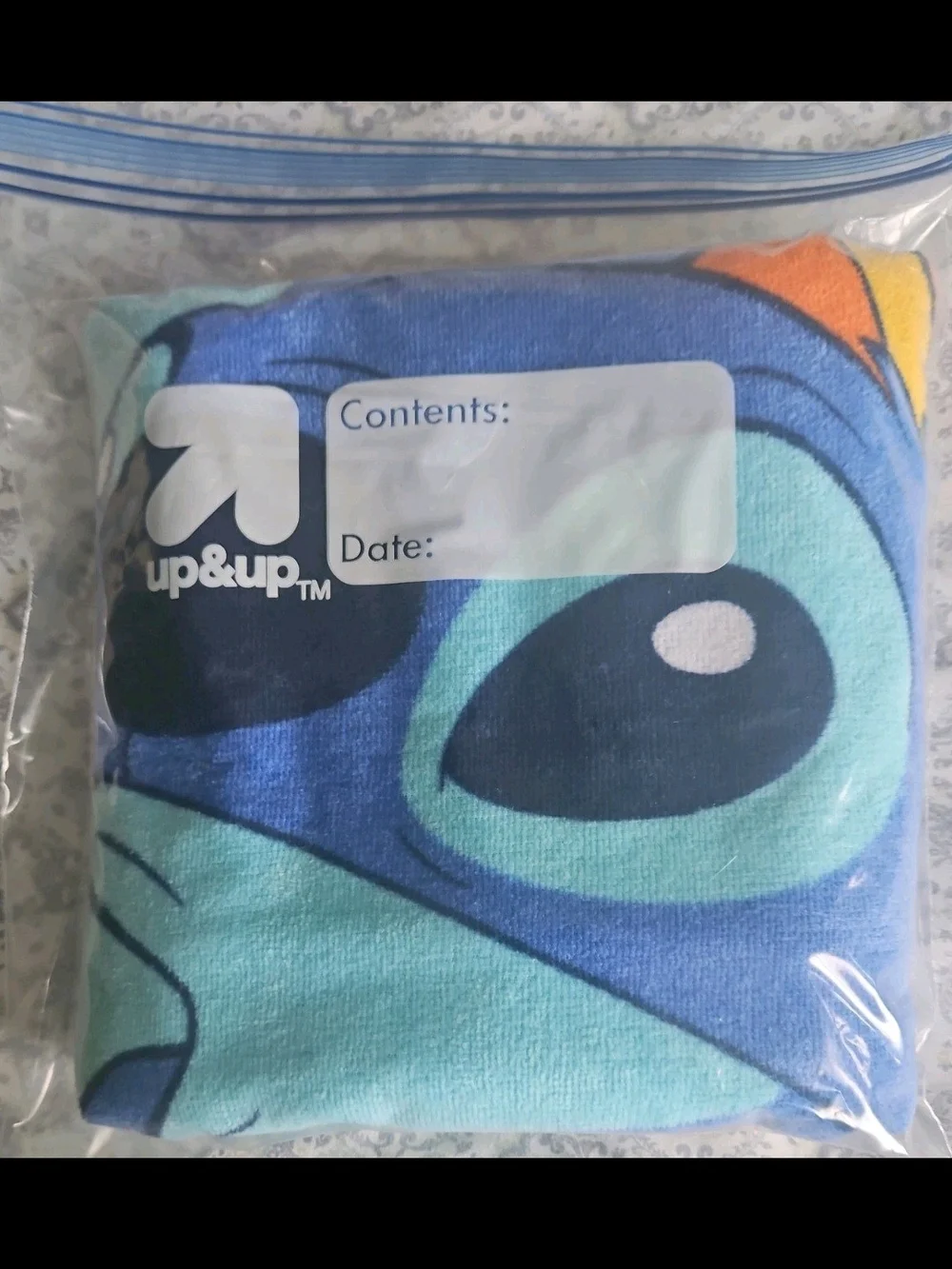 Disney Orange Stitch Aloha Beach Towel